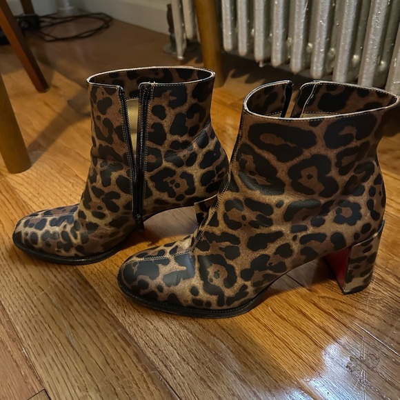 Christian Louboutin Leopard Booties - Picture 7 of 7